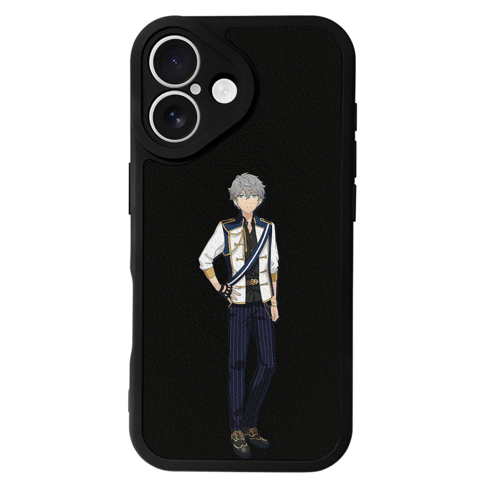 （画像用） あんさんぶるスターズ! Ensemble Stars 【iPhone 16シリーズ対応】シリコンスマホケース（レザー調） 材質：シリコン